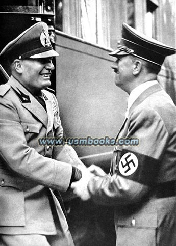 Hitler and Benito Mussolini