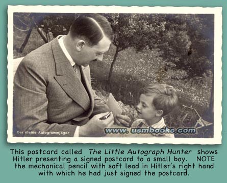 Hitler fan seeking autograph