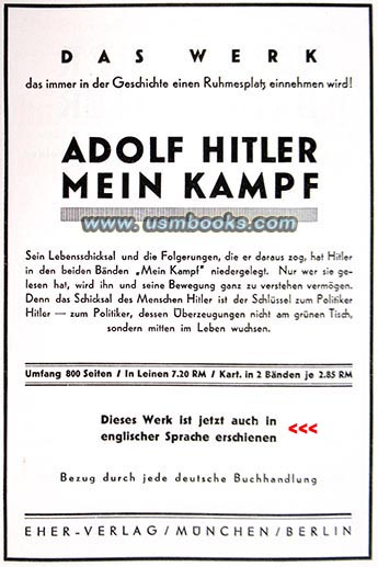 Mein Kampf advertising