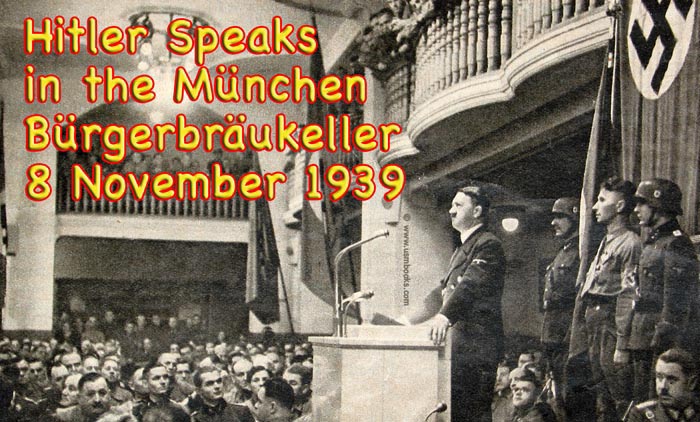 Bürgerbräukeller in München on 8 November 1939