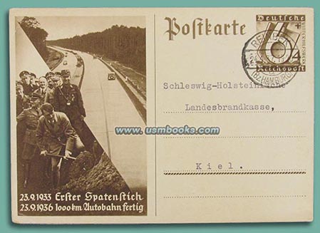 Hitler 1000 km Reichsautobahn 1936