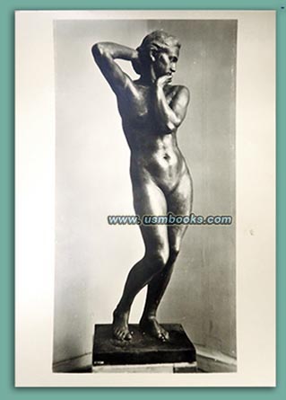Michael Drobil, Nazi nude art postcard