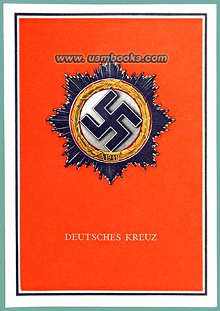 Die Kriegsorden des Grossdeutschen Reiches, Deutches Kreuz
