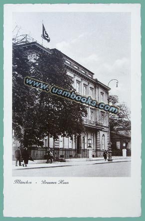 Nazi Postcards Of The Braunes Haus In Munich