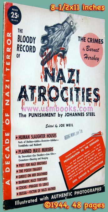 THE BLOODY RECORD OF NAZI ATROCITIES