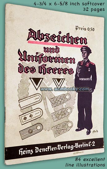 Abzeichen und Uniformen des Heeres, Heinz Denckler