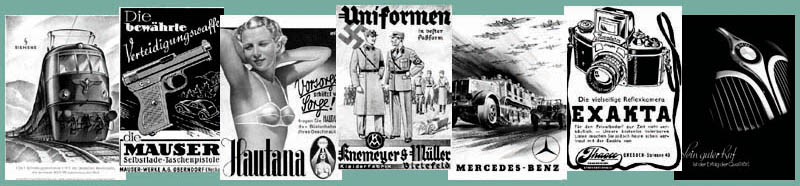 Third Reich German advertisements