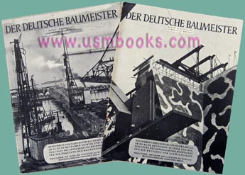 Der deutsche Baumeister, June/July 1942 and October 1942