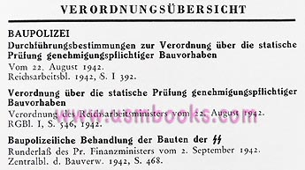 Nazi Baupolizei, SS contruction
