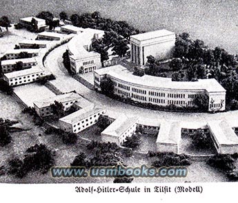 Nazi architectural model Adolf Hitler School in Tilsit