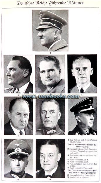 LEADING NAZIS IN 1940