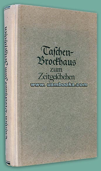 1940 Taschen-Brockhaus zum Zeitgeschehen