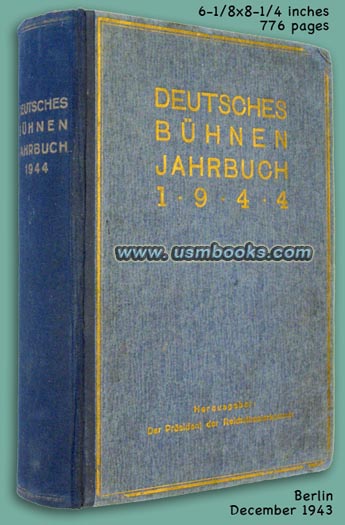Deutsches Bühnen Jahrbuch 1944