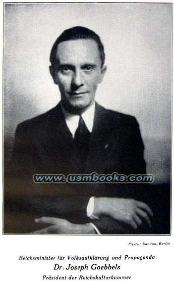 Reichsminister Dr. Joseph Goebbels