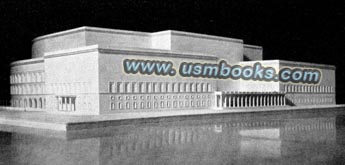 Nazi architect model Kongresshalle Nuernberg