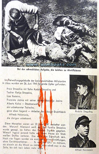 1941 Libau, mutelated corpses