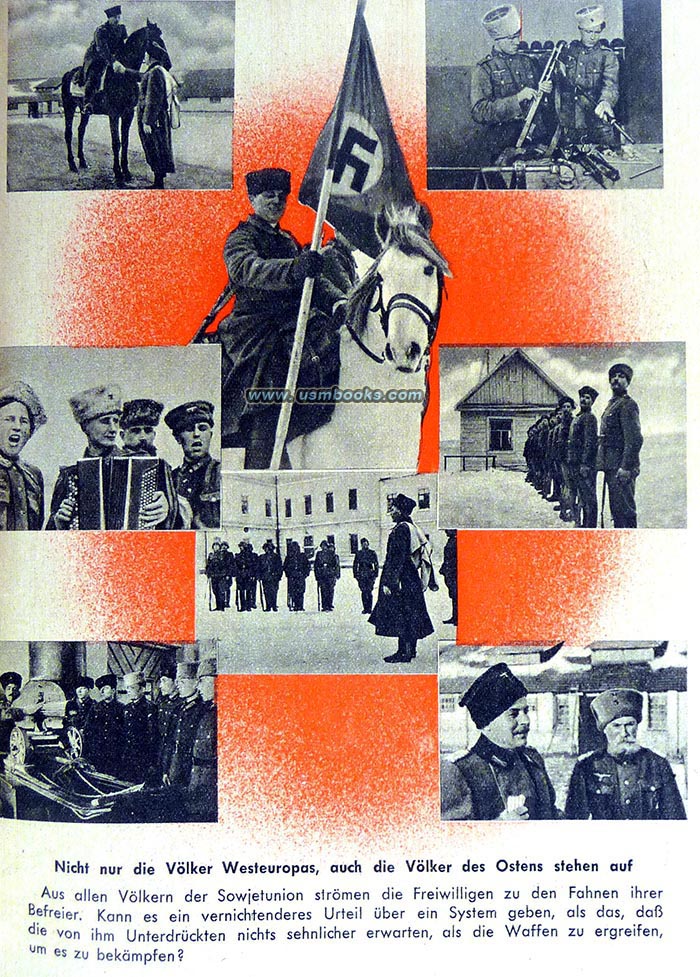 Nazi swastika flag, Nazi liberators of communist victims