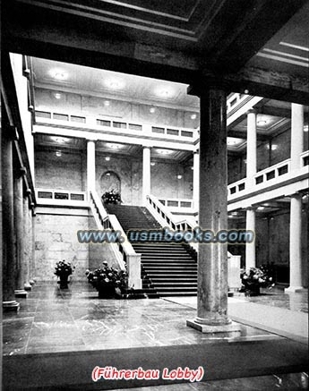 NSDAP Fuhrerbau marble lobby