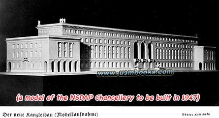 new NSDAP Kanzlei architectural model