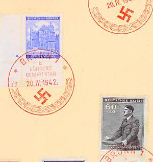 Adolf Hitler stamp 1942