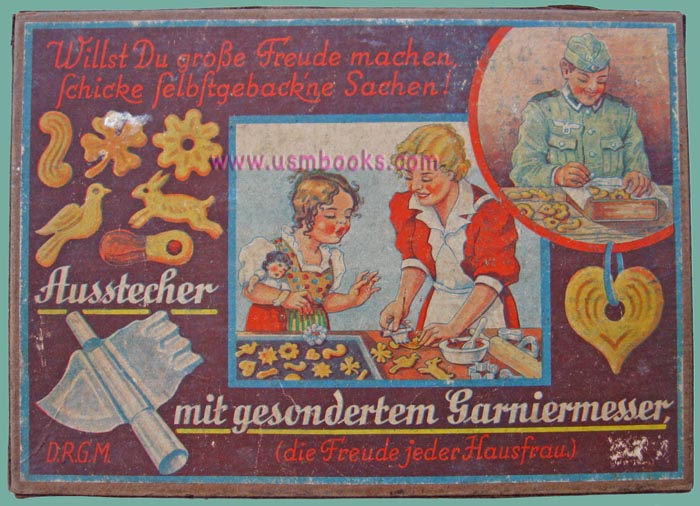 Nazi era cookie cutter and decorator set