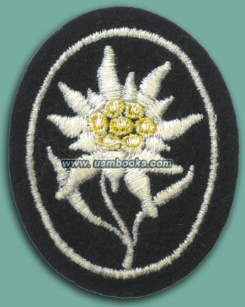 Waffen-SS Mountain Troop sleeve oval