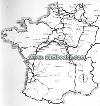 Nazi map FRANCE