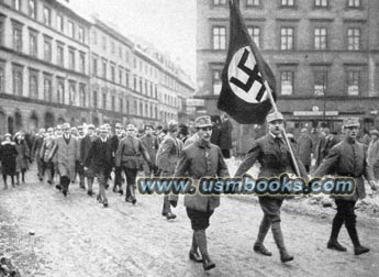 Nazi march through Munich