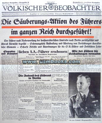 1934 Night of the Long Knives, SA Stabchef Viktor Lutze