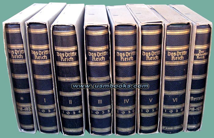 8 Volume, cased set of DAS DRITTE REICH