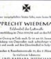 1945 Nazi death announcement Luftwaffe Feldwebel