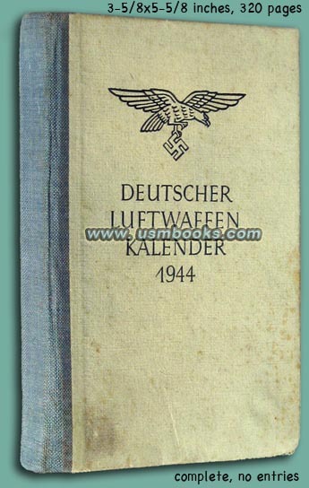 1944 Deutscher Luftwaffen Kalender