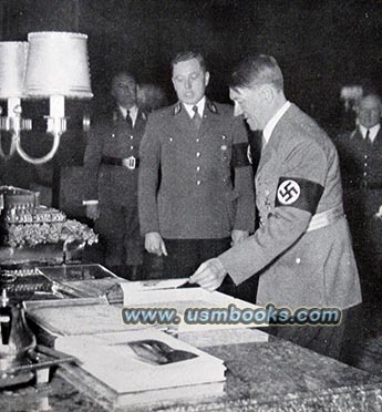 Gauleiter Forster with Adolf Hitler in Berlin