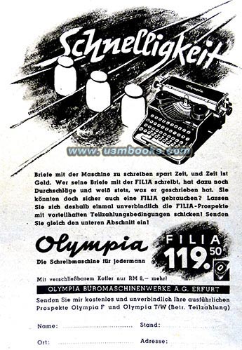 Nazi typewriter