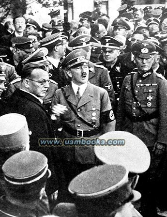 Reichsstatthalter Dr. Arthur Seyss-Inquart, Adolf Hitler, Joachim von Ribbentrop