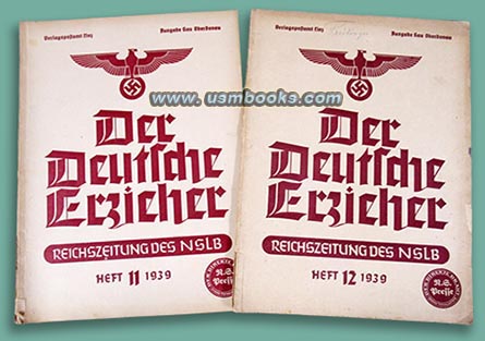 Der deutsche Erzieher, Reichszeitung des Nationalsozialistichen Lehrerbundes 1939