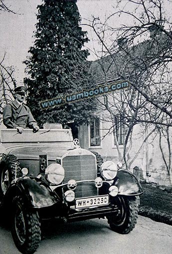 Hitler returns to Leonding, March 1938