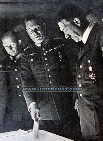 Adolf Hitler and OKW Chief Generaloberst Wilhelm Keitel