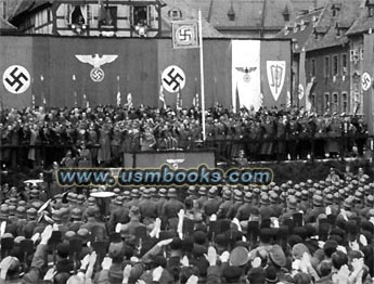 SdP and swastika banners