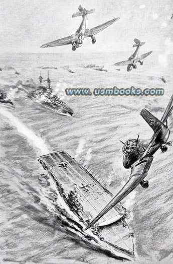 Luftwaffe attack on British destroyers