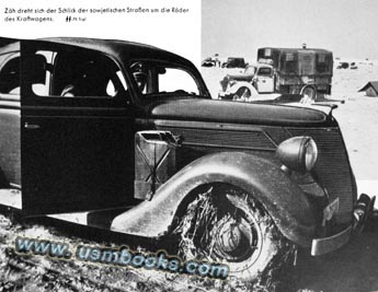 SS photographer photo of Ford truck in Russia