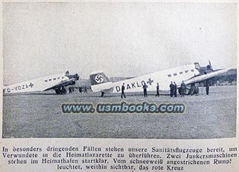 Luftwaffe Red Cross planes