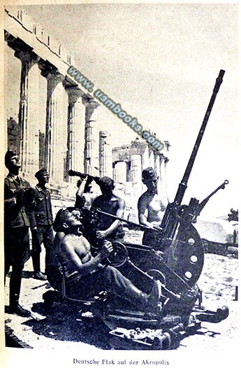 Nazi Flak at the Acropolis in Athens
