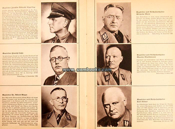 Das Führerkorps des dritten Reiches
