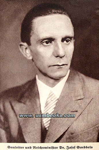 Nazi Propaganda Minister Goebbels
