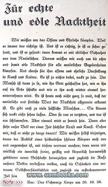 1938 SS newspaper Das Schwarze Korps