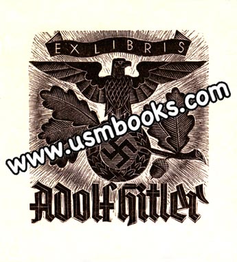 Adolf Hitler book plate