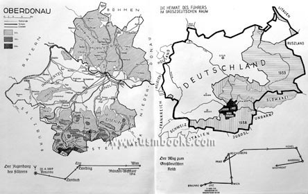 map of Greater Germany 1940
