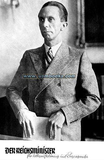 Nazi Propaganda Minister Joseph Goebbels