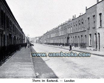 Eastend slums, London 1938